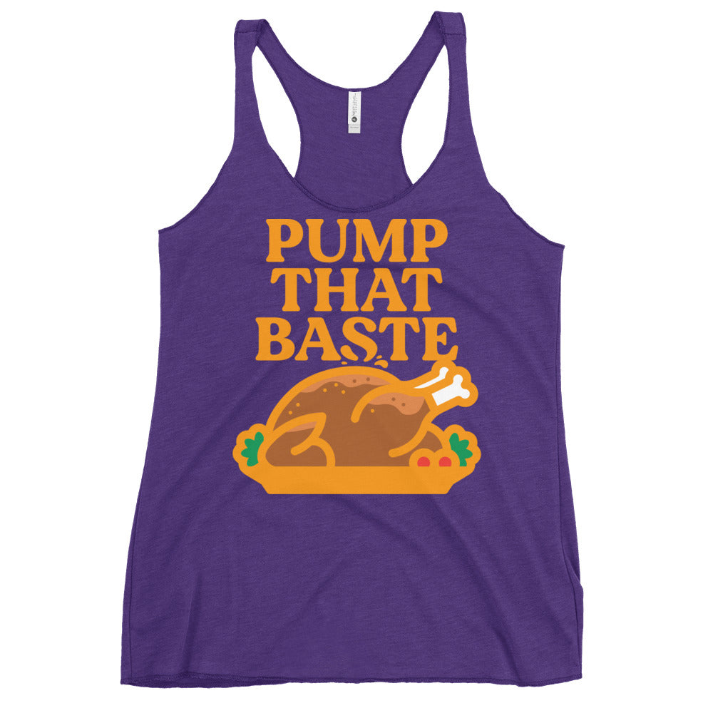 Pump That Baste Women's Racerback Tank