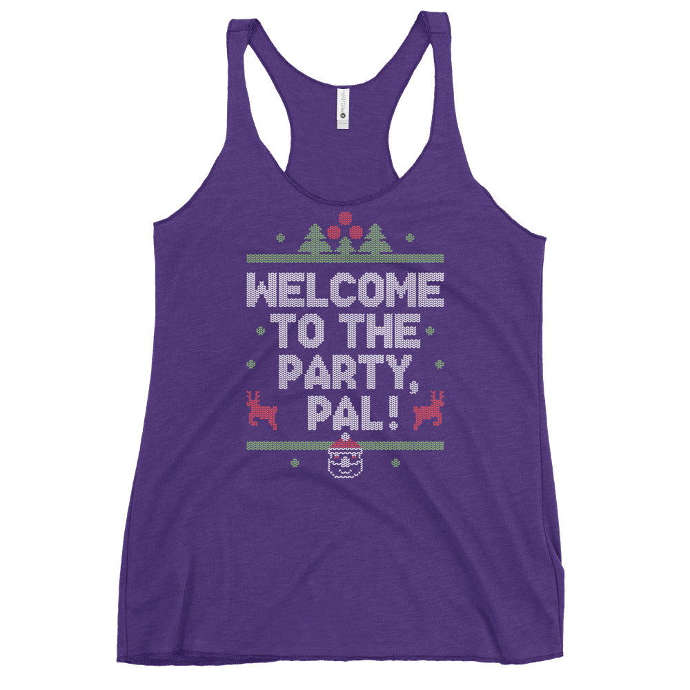Welcome To The Party, Pal! Women's Racerback Tank