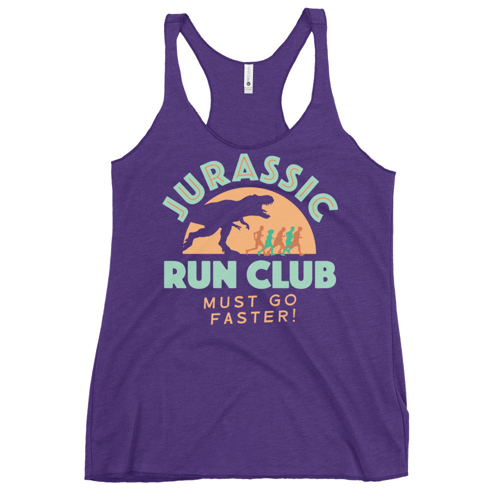 Jurassic Run Club Women's Racerback Tank
