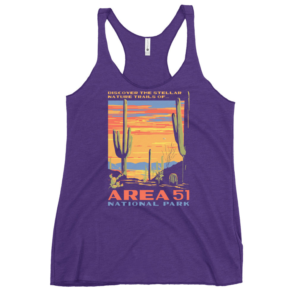 Area 51 National Park Women's Racerback Tank