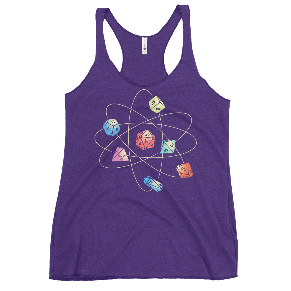 Dice Atom Women's Racerback Tank