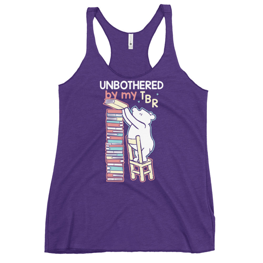 Unbothered By My TBR Women's Racerback Tank