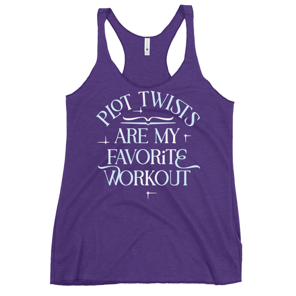 Plot Twists Are My Favorite Workout Women's Racerback Tank