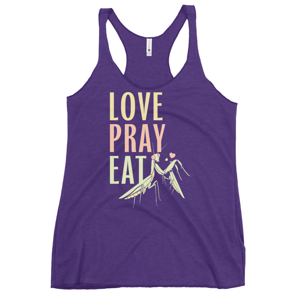 Love Pray Eat Women's Racerback Tank