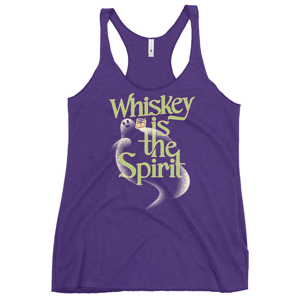 Whiskey Is The Spirit Women's Racerback Tank
