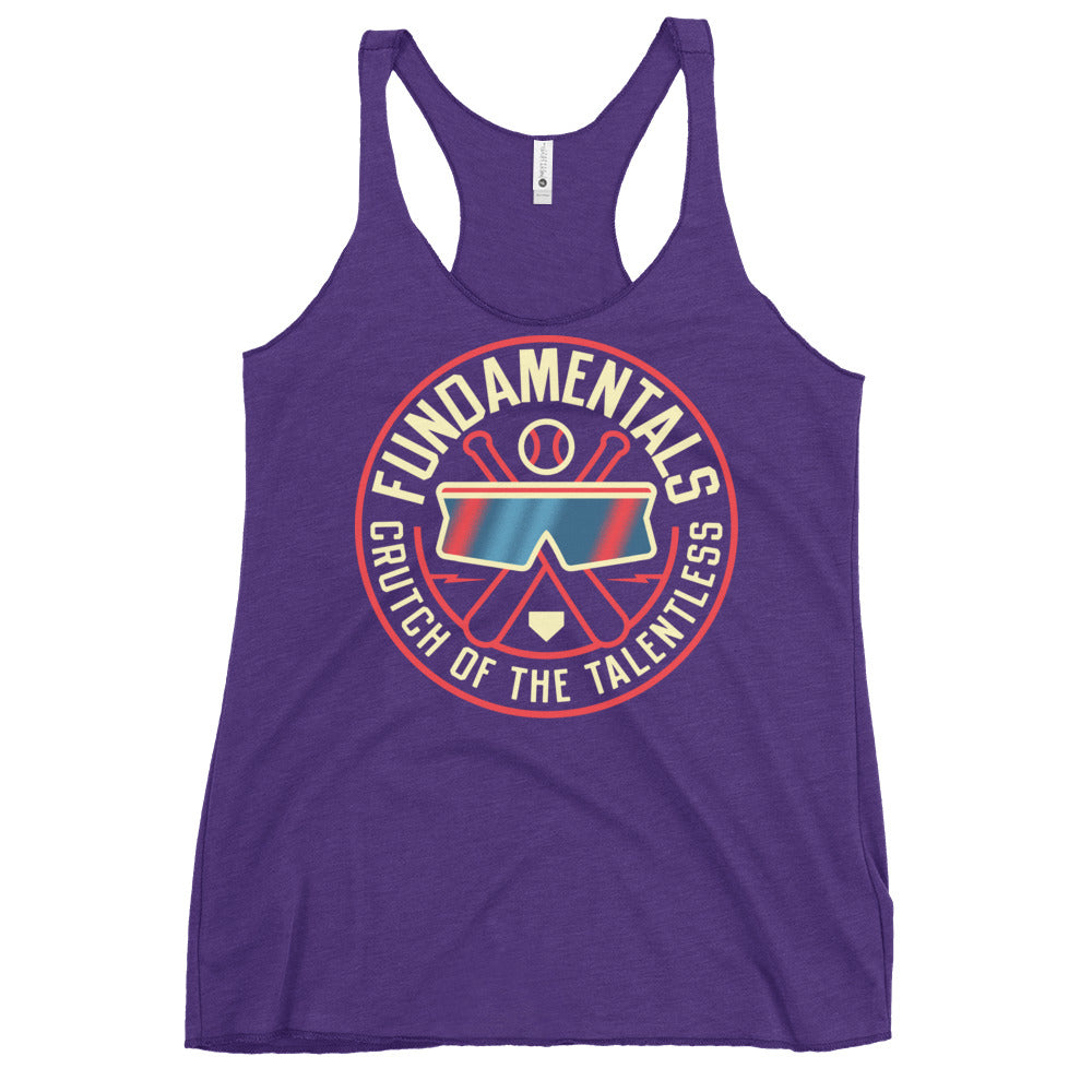 Fundamentals Crutch Of The Talentless Women's Racerback Tank