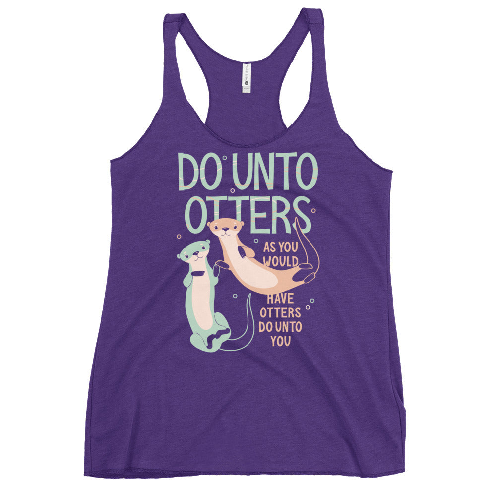 Do Unto Otters Women's Racerback Tank
