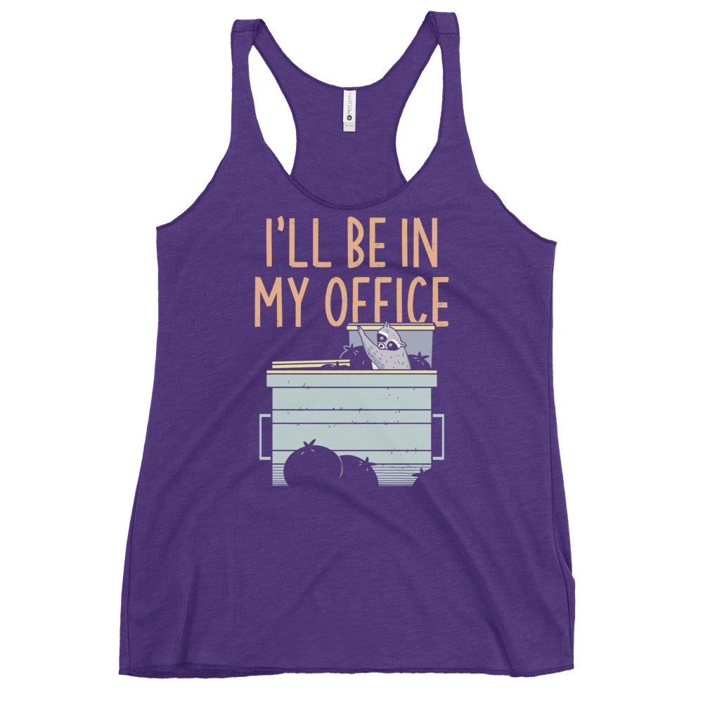 I'll Be In My Office Women's Racerback Tank