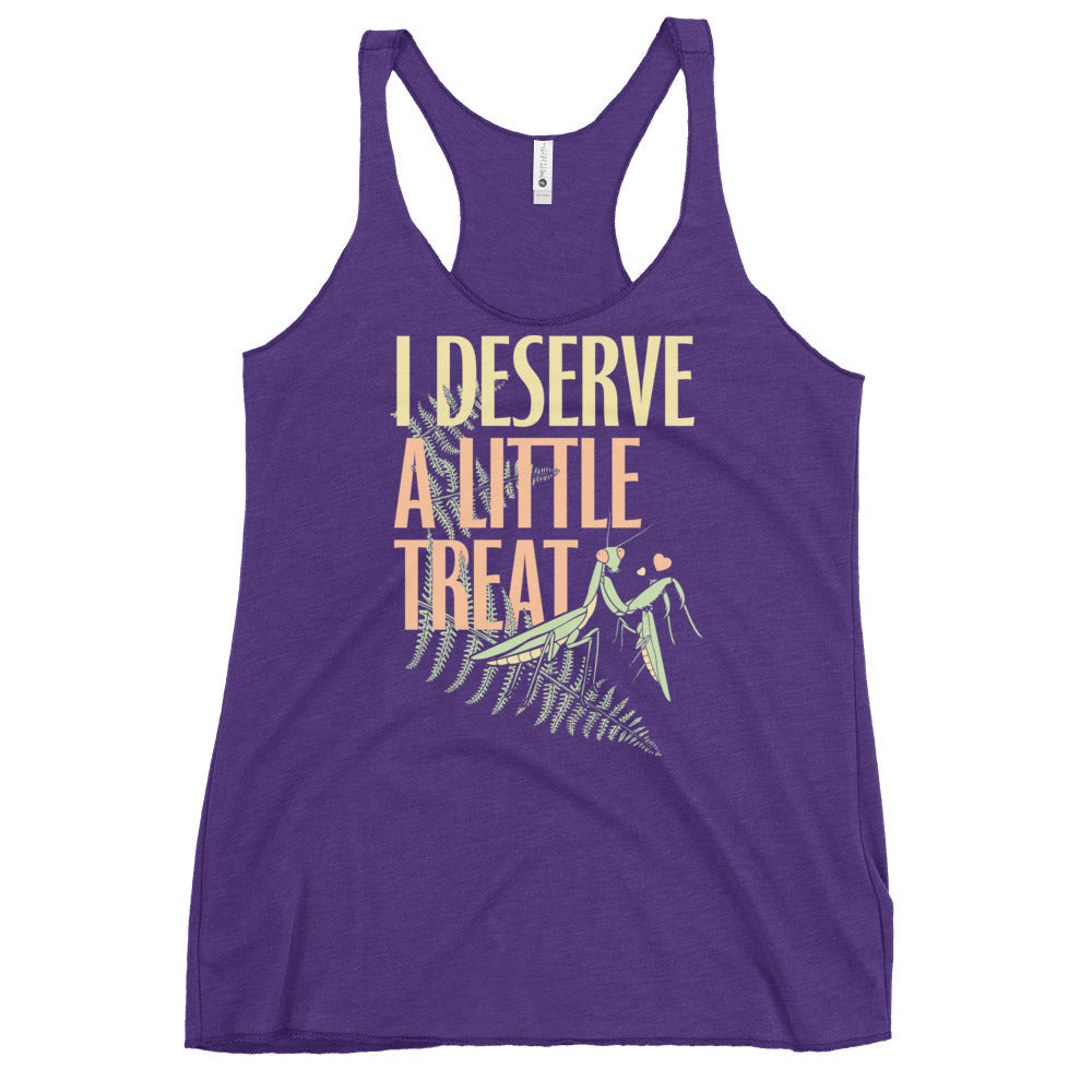 I Deserve A Little Treat Women's Racerback Tank
