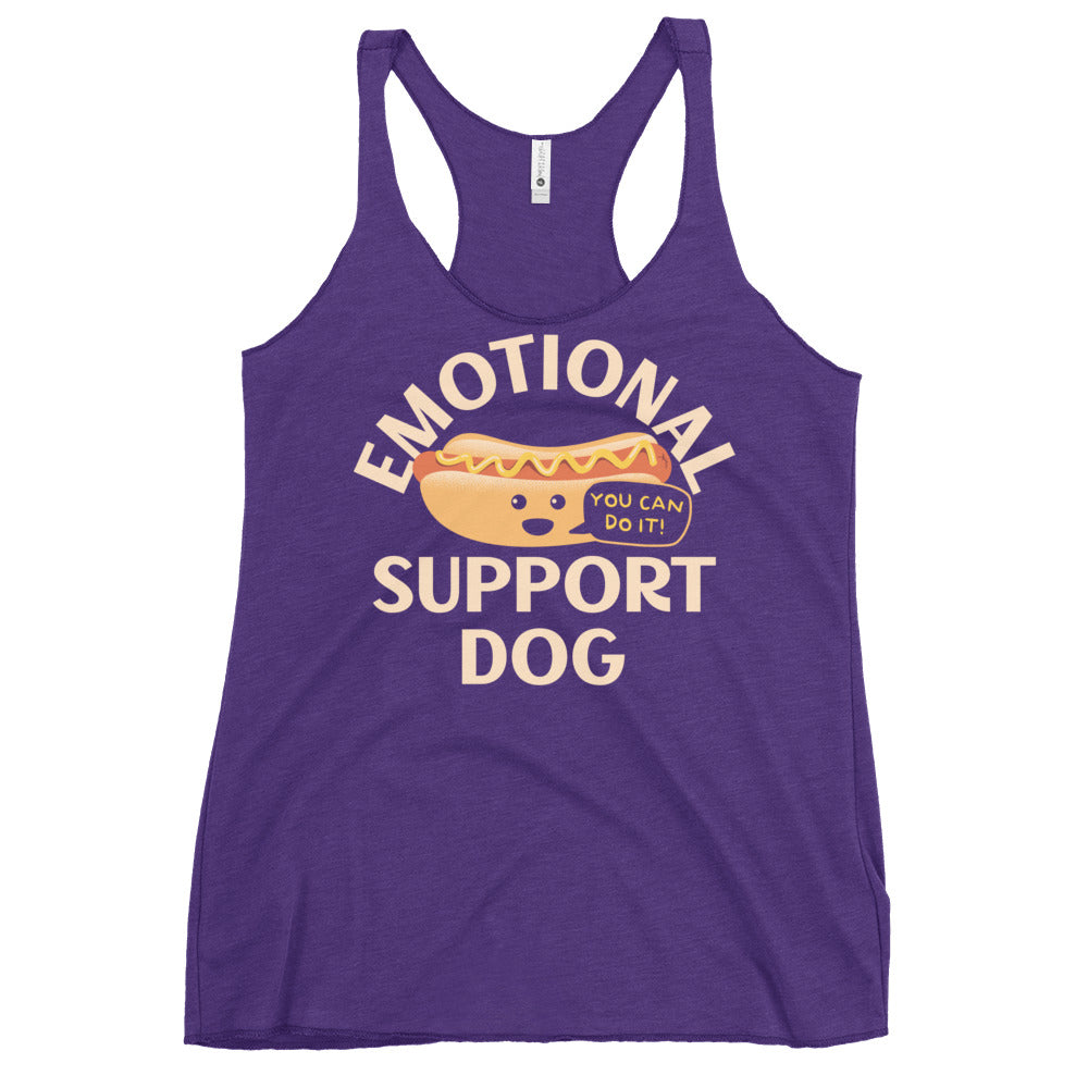 Emotional Support Dog Women's Racerback Tank