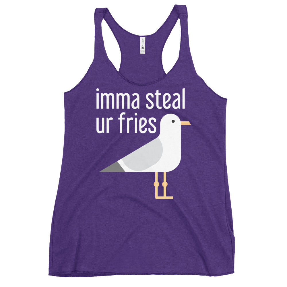 Imma Steal Ur Fries Women's Racerback Tank