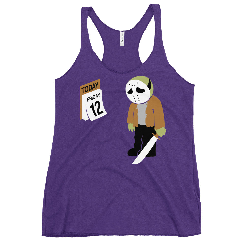 Friday the 12th Women's Racerback Tank