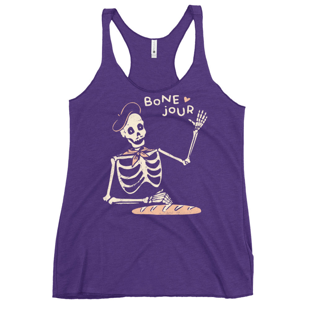 Bone Jour Women's Racerback Tank