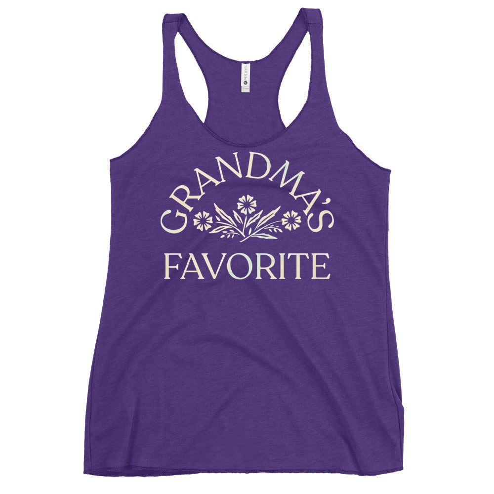 Grandma's Favorite Women's Racerback Tank