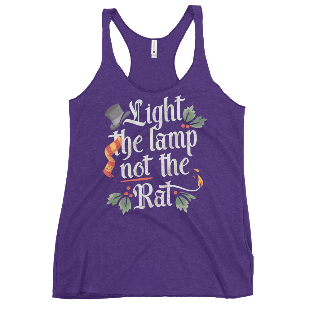 Light The Lamp Not The Rat Women's Racerback Tank
