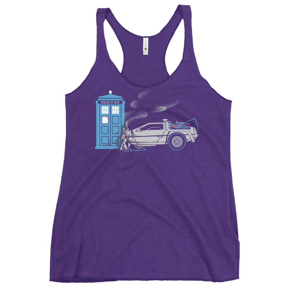 Time Collision Women's Racerback Tank
