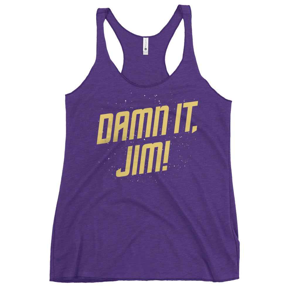 Damn It, Jim! Women's Racerback Tank