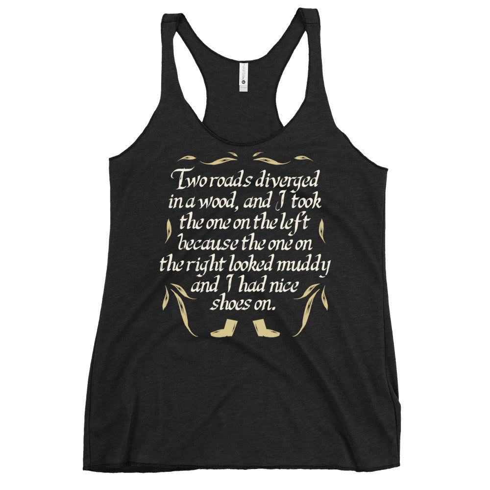 Two Roads Diverged Women's Racerback Tank