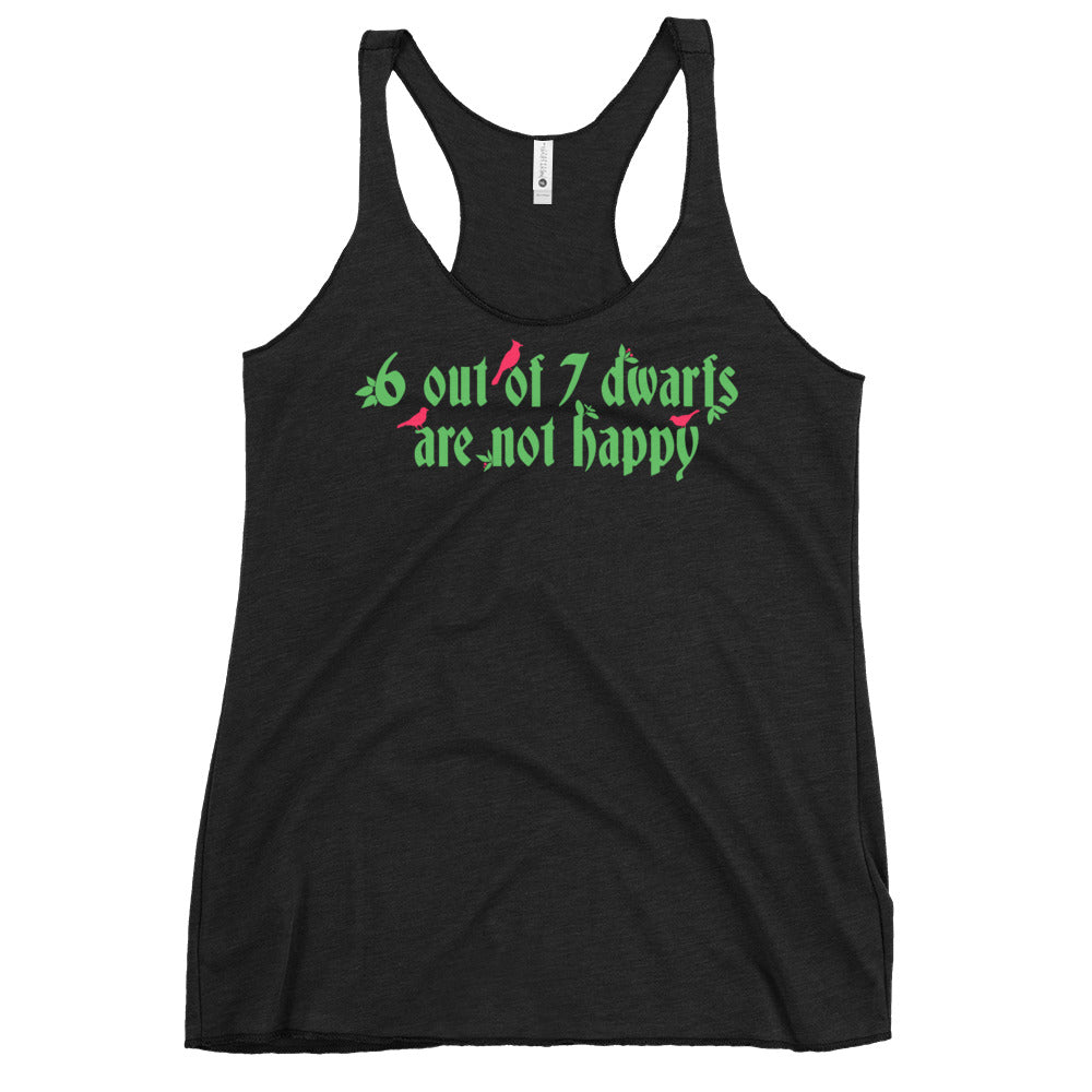 6 Out Of 7 Dwarfs Women's Racerback Tank