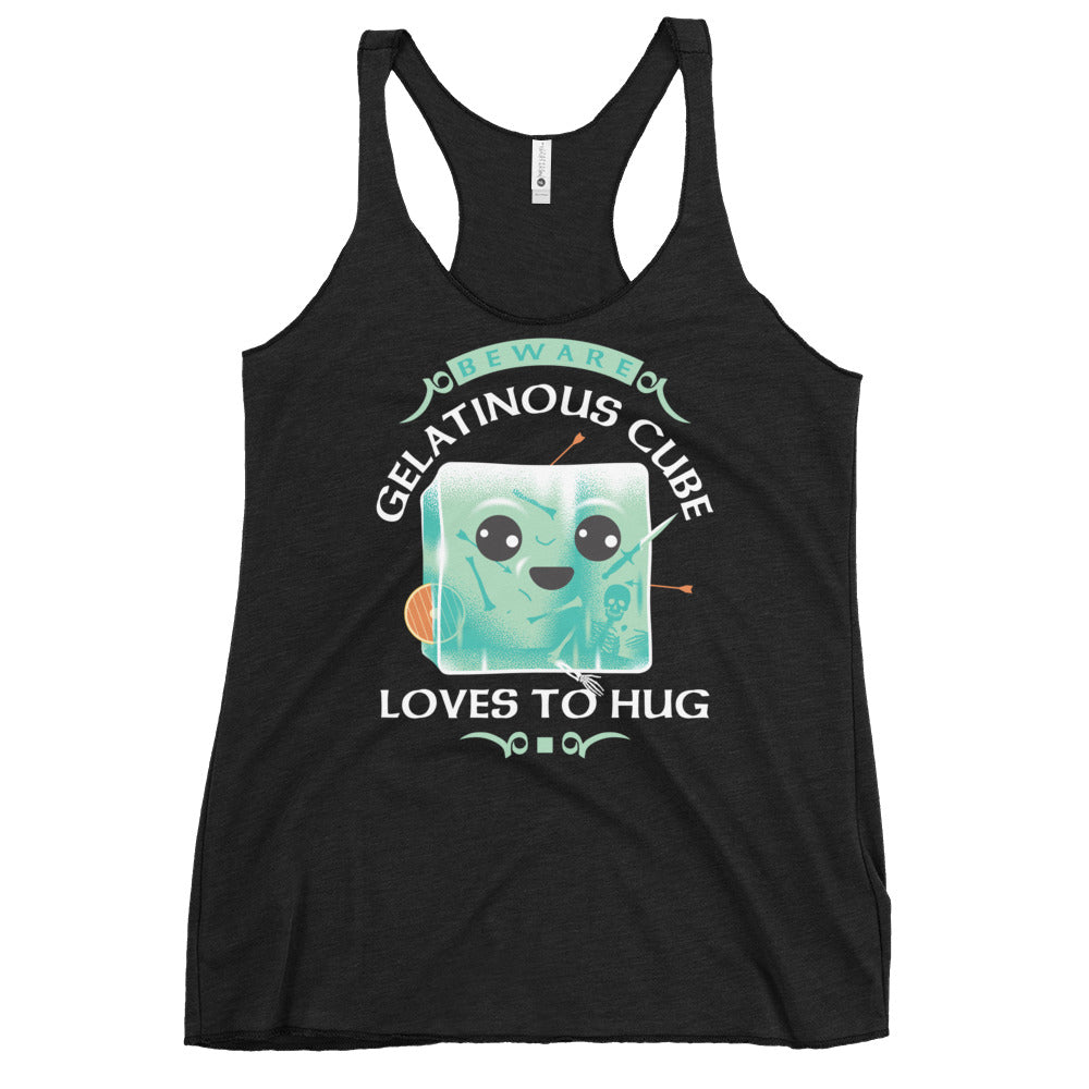 Gelatinous Cube Loves To Hug Women's Racerback Tank