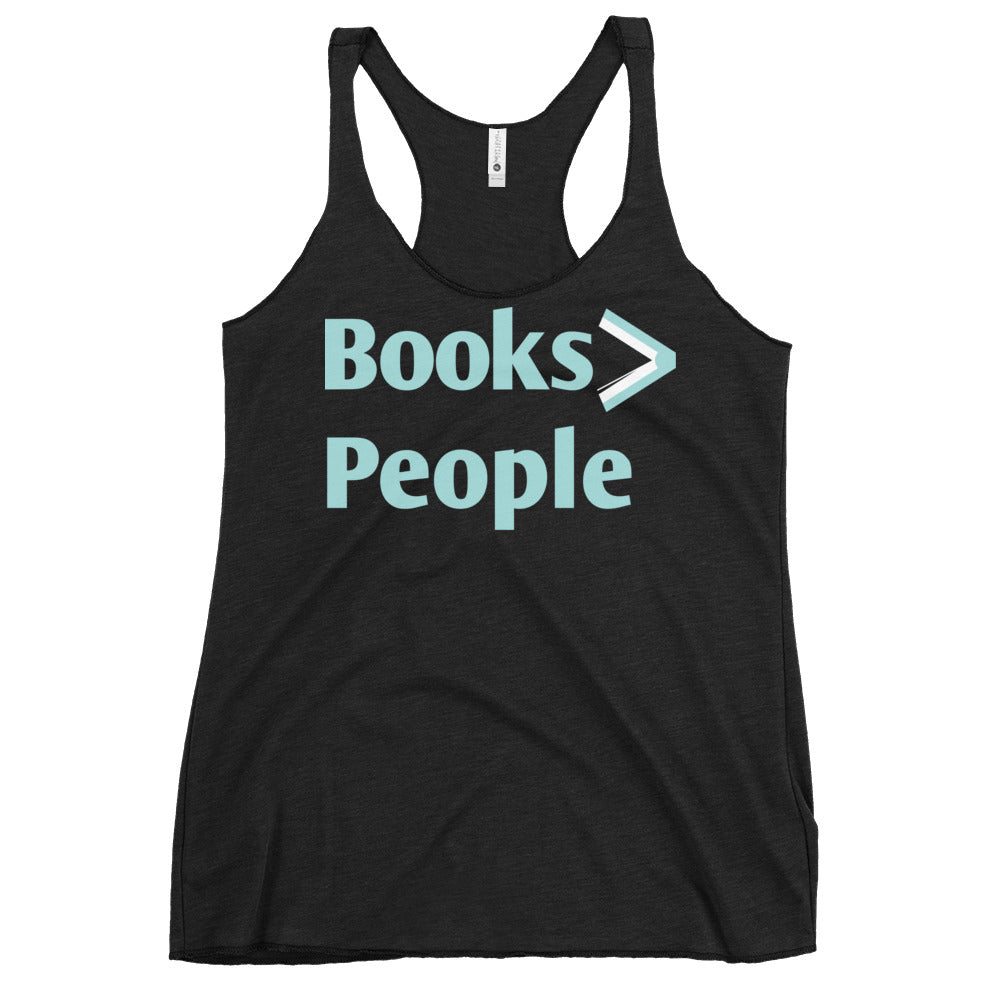 Books>People Women's Racerback Tank