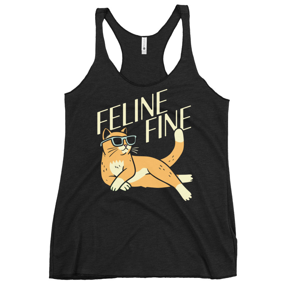 Feline Fine Women's Racerback Tank