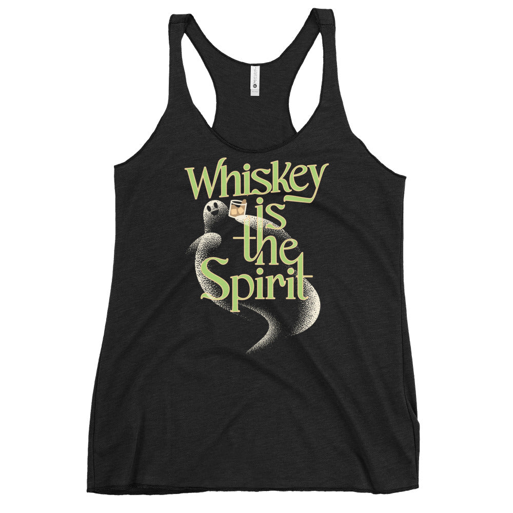 Whiskey Is The Spirit Women's Racerback Tank