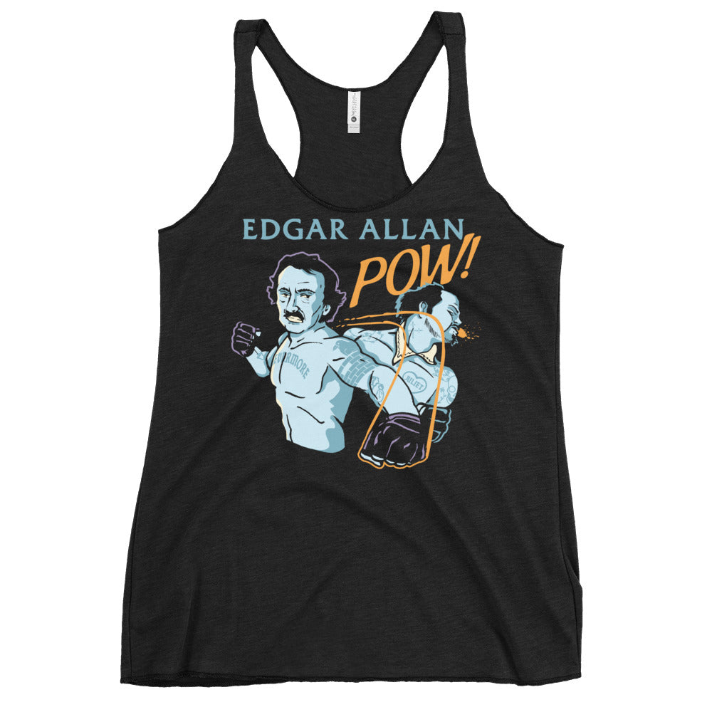 Edgar Allan Pow! Women's Racerback Tank