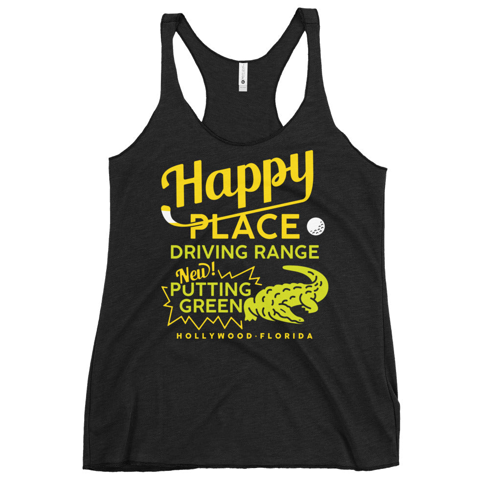 Happy Place Driving Range Women's Racerback Tank