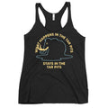 What Happens In The Tar Pits Stays In The Tar Pits Women's Racerback Tank
