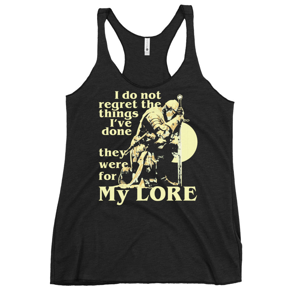 They Were For My Lore Women's Racerback Tank