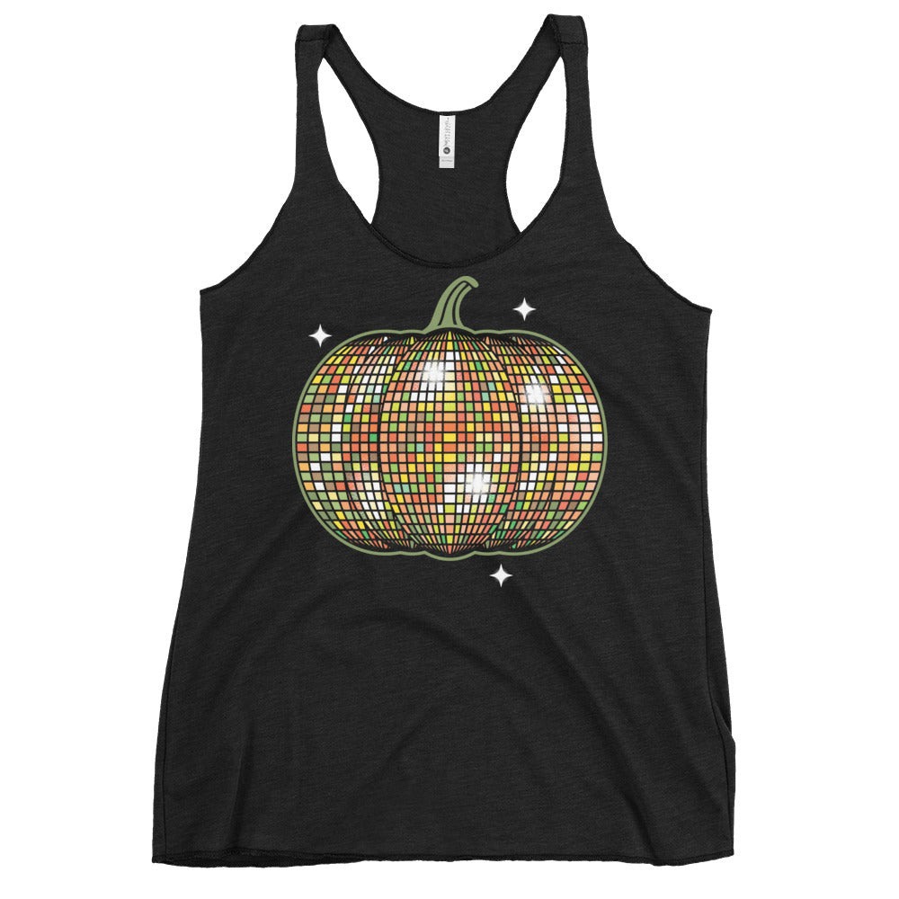 Disco Pumpkin Women's Racerback Tank