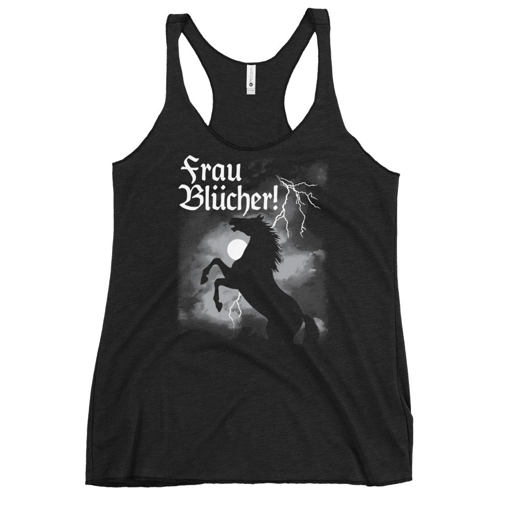 Frau Blucher! Women's Racerback Tank
