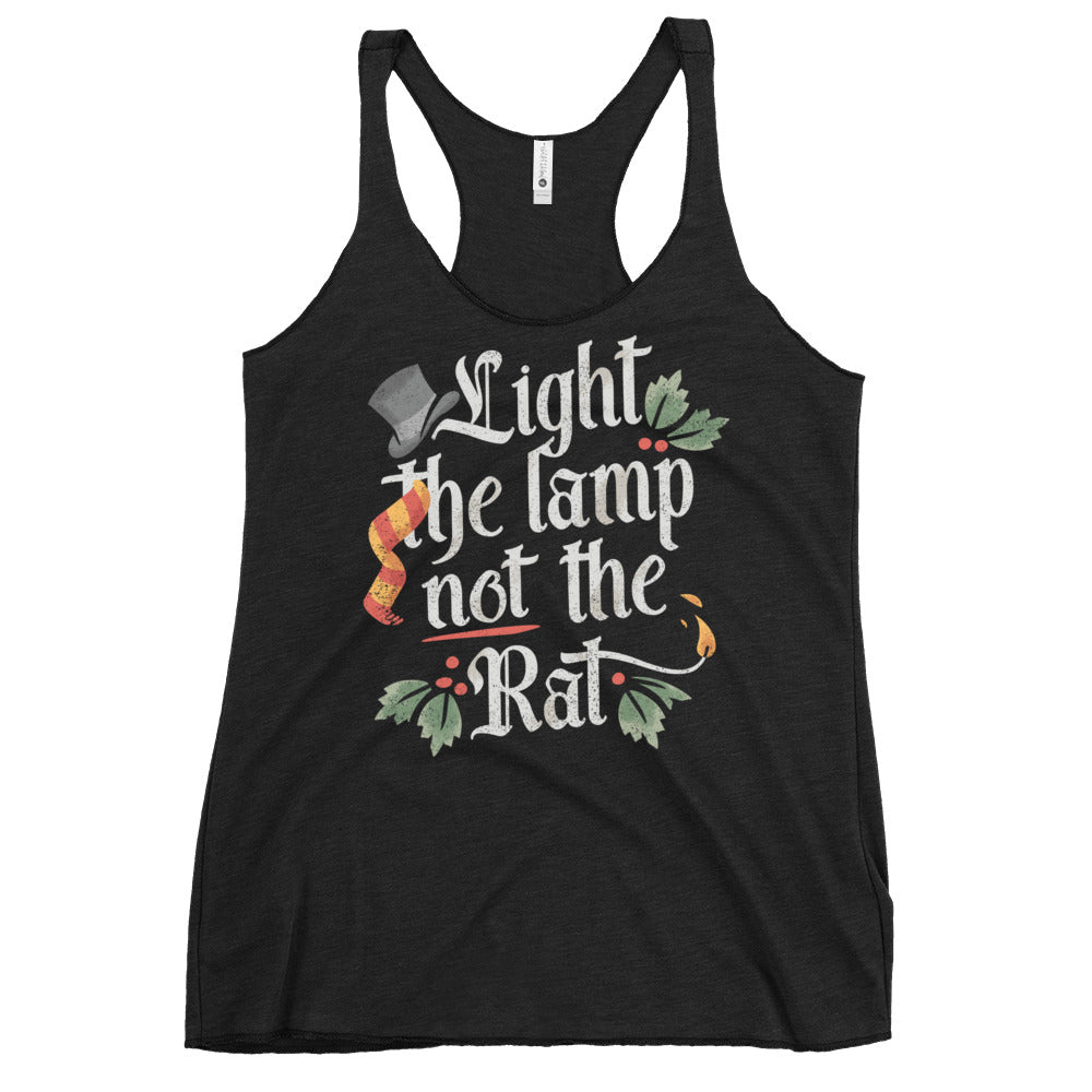 Light The Lamp Not The Rat Women's Racerback Tank