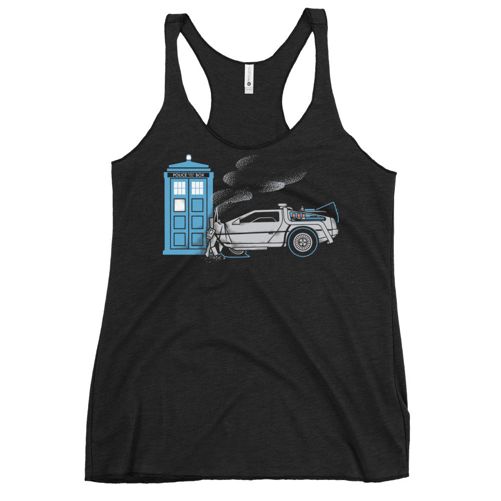 Time Collision Women's Racerback Tank