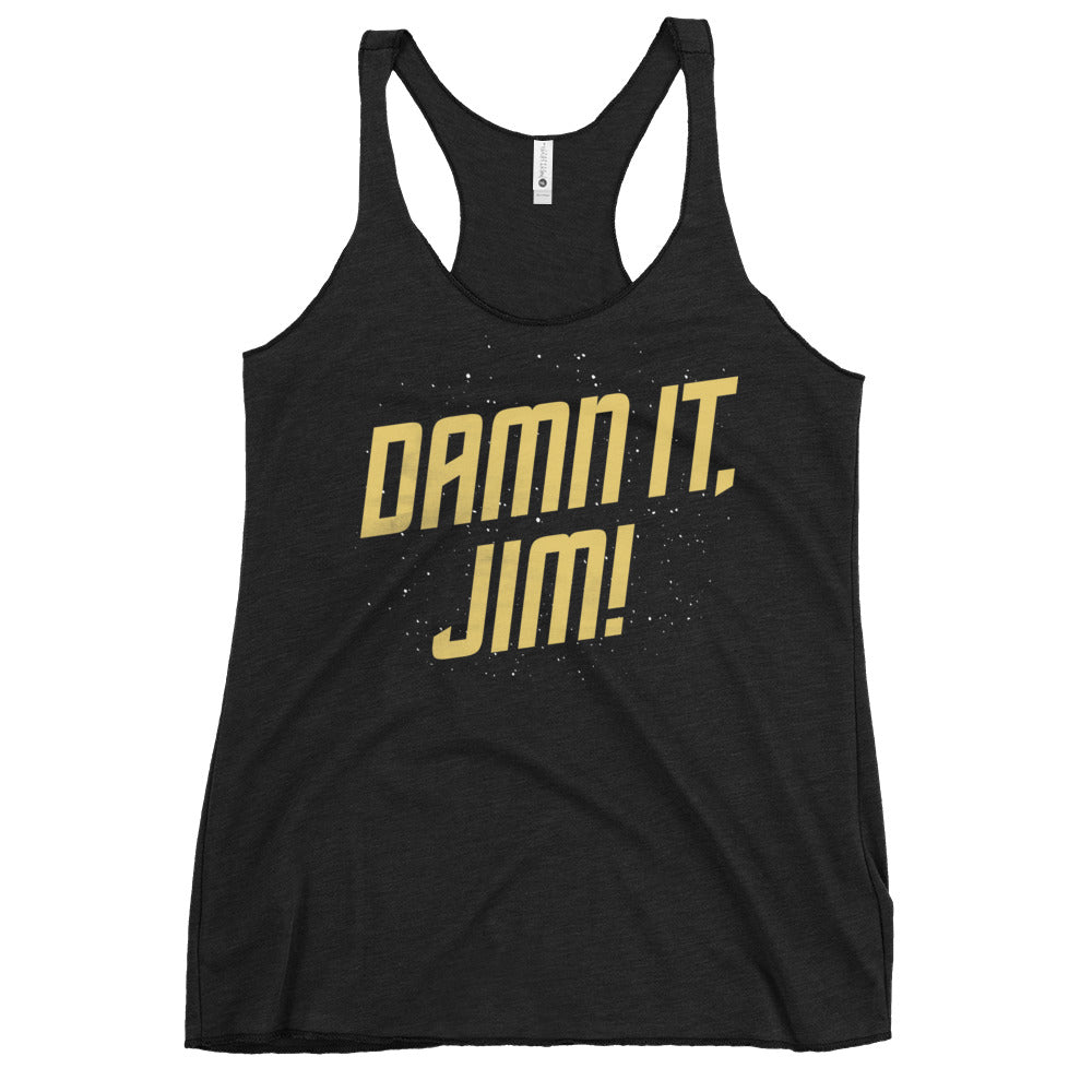 Damn It, Jim! Women's Racerback Tank