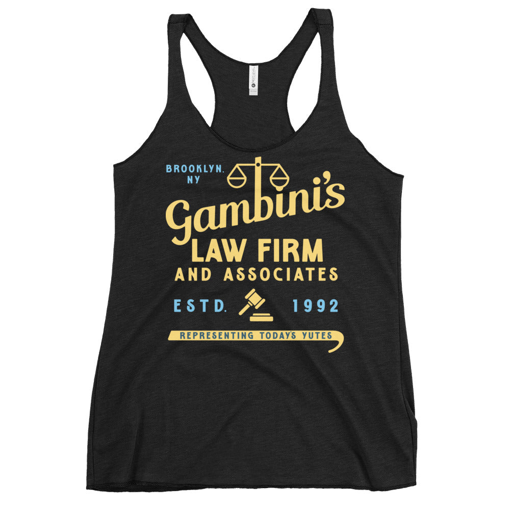 Gambini's Law Firm Women's Racerback Tank