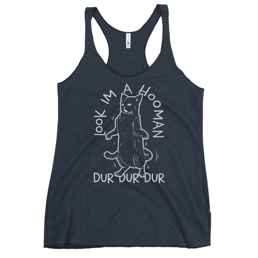 Look I'm A Hooman Women's Racerback Tank