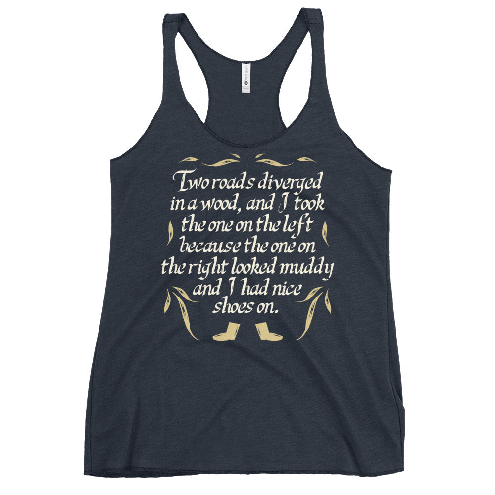 Two Roads Diverged Women's Racerback Tank