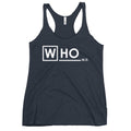 Who MD Women's Racerback Tank