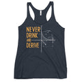 Never Drink and Derive Women's Racerback Tank