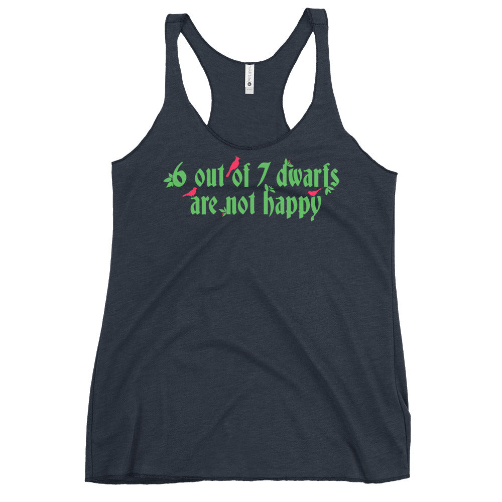 6 Out Of 7 Dwarfs Women's Racerback Tank