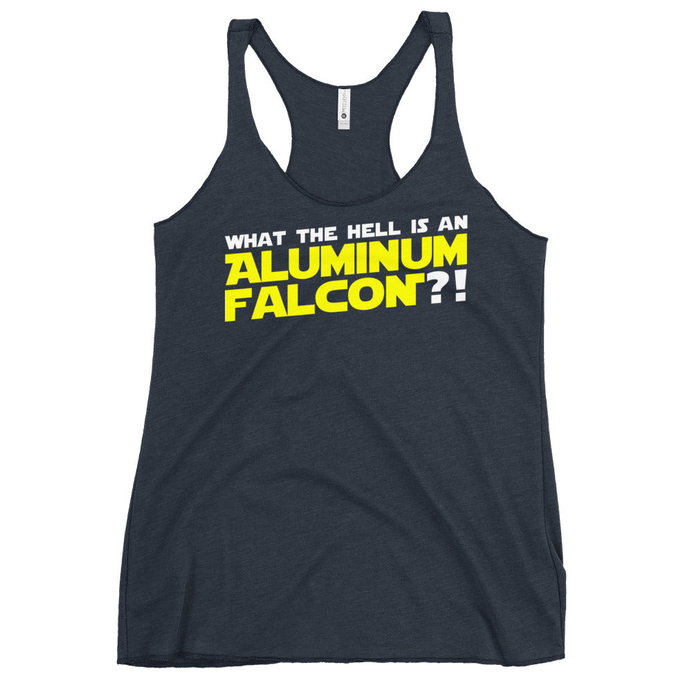 Aluminum Falcon Women's Racerback Tank