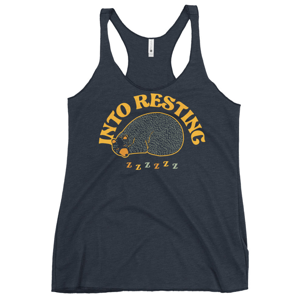 Into Resting Women's Racerback Tank