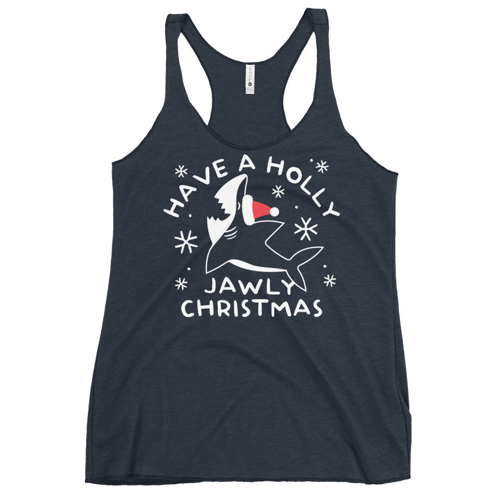 Have A Holly Jawly Christmas Women's Racerback Tank