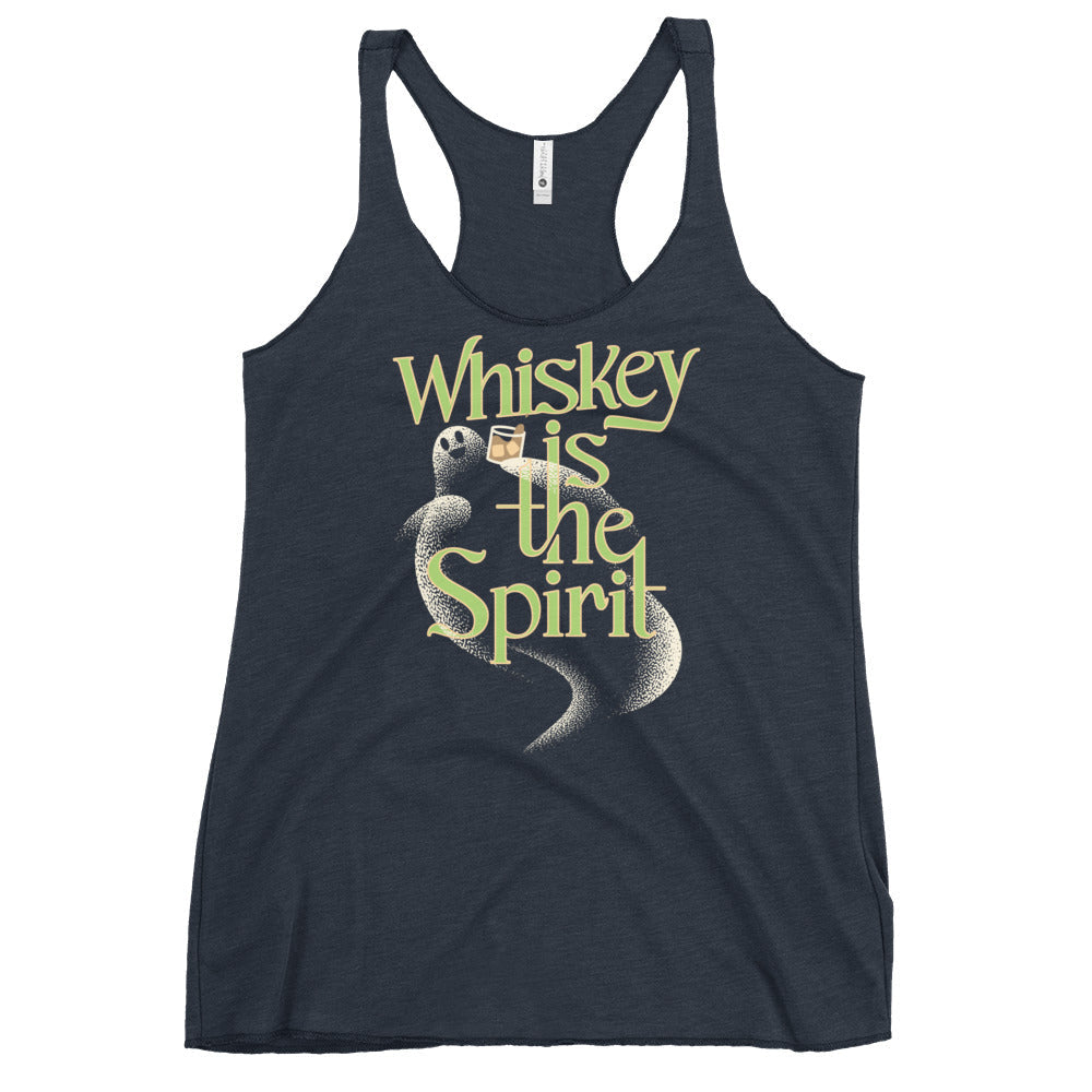 Whiskey Is The Spirit Women's Racerback Tank