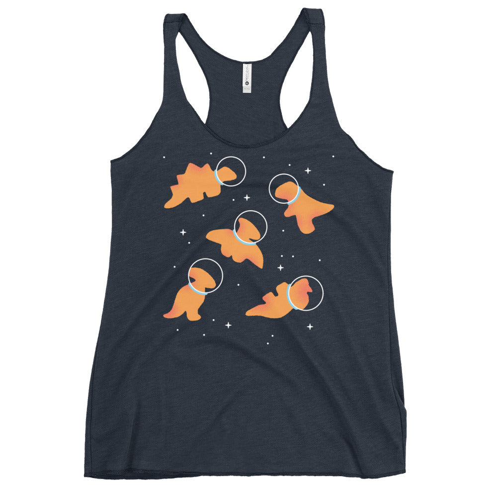 Dino Nugs In Space Women's Racerback Tank