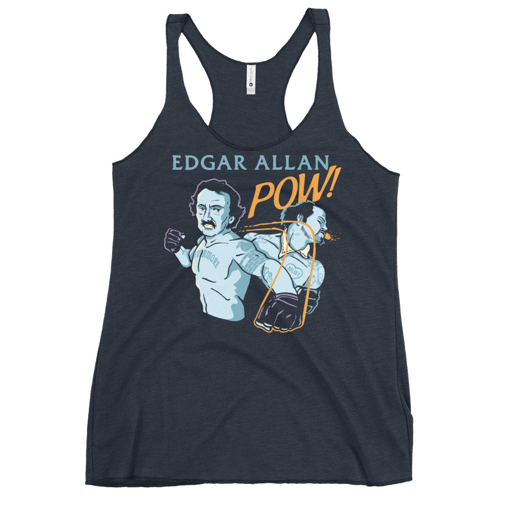 Edgar Allan Pow! Women's Racerback Tank