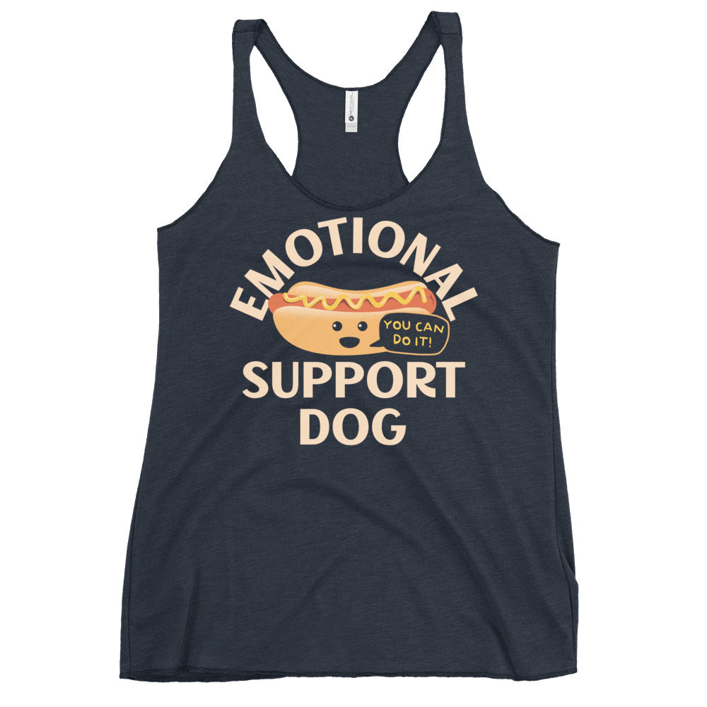 Emotional Support Dog Women's Racerback Tank