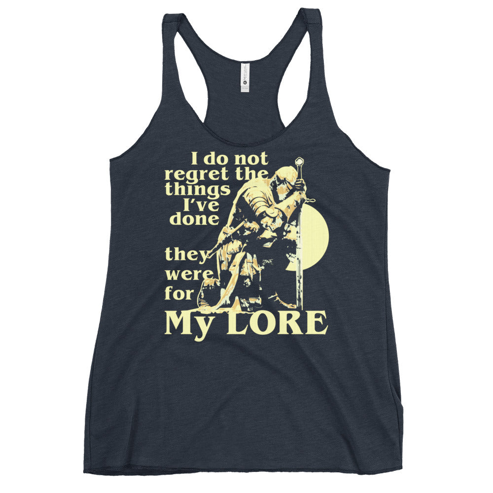 They Were For My Lore Women's Racerback Tank